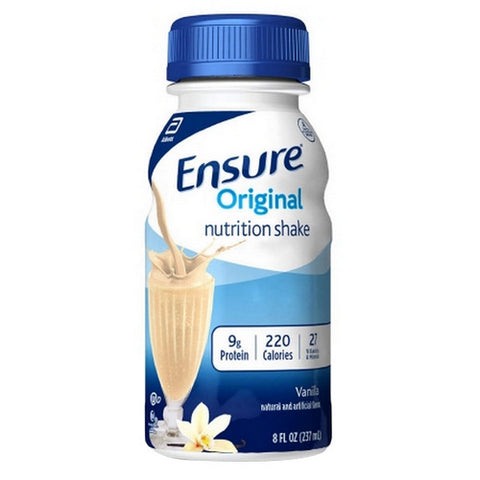 Oral Supplement Ensure  Original Vanilla Flavor 8 oz. Container Bottle Ready to Use 8 Oz by Abbott Nutrition