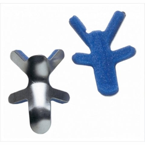 DJO, Finger Splint Adult Medium Bendable Prong Closure Blue / Silver 79-71965, Count of 1 ProCare