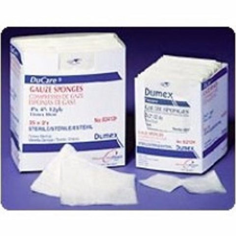 Derma e, NonWoven Sponge Dusoft Polyester / Rayon 4-Ply 2 X 2 Inch Square Sterile, Box Of 25 Derma e