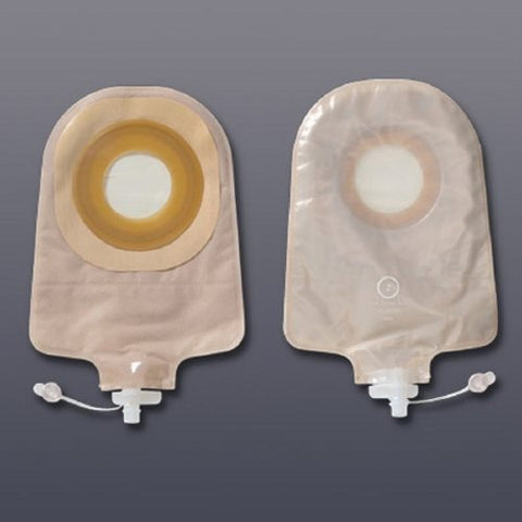 Hollister, Transparent Urostomy Pouch One-Piece System 9 Inch Length 1 Inch Stoma Drainable, Box Of 5 Hollister