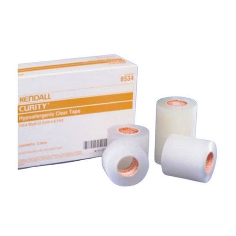 Cardinal, Medical Tape Curity Plastic 1/2 Inch X 10 Yard Transparent NonSterile, Count of 1 Cardinal