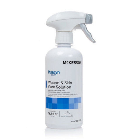 McKesson, Puracyn Plus Wound Cleanser Spray Bottle NonSterile Antimicrobial, 16.9 Oz McKesson