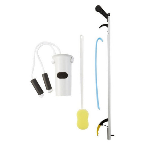 Fabrication Enterprises, ADL Hip / Knee Equipment Kit FabLife Standard Reacher - 32 Inch Length / Shoehorn - 18 Inch Length, Count of 1 Fabrication Enterprises