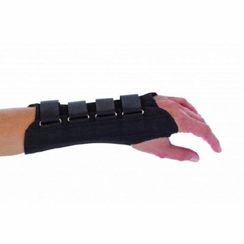 DJO, Wrist Splint PROCARE  Contoured Cotton / Flannel Right Hand Black Small, Count of 1 DJO