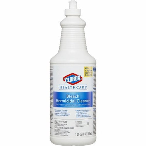 Clorox Healthcare, Surface Disinfectant Cleaner Bleach Germicidal Manual Squeeze Liquid Fruity Floral, 32 Oz Clorox Healthcare
