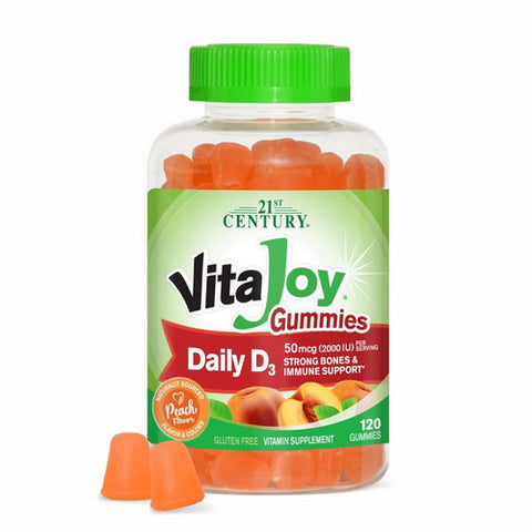 21st Century, Vitajoy Vitamin D, 50mcg, 120 Gummies 21st Century