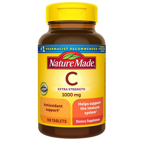 Nature Made, Vitamin C, 1000 Mg, 100 Tabs Nature Made
