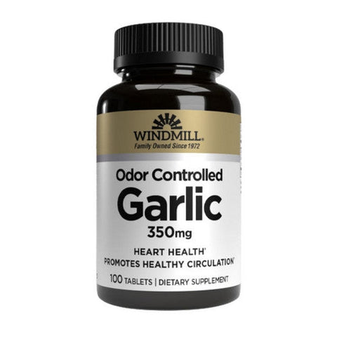 Garlic Odor-Controlled 100 Tabs by Windmill Health