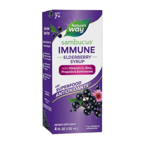 Sambucus Immune Elderberry Syrup 4 Oz by Nature's Way
