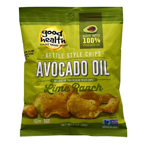 Good Health Natural Foods, Kettle Chips Lime Rich, 30 Each Good Health Natural Foods