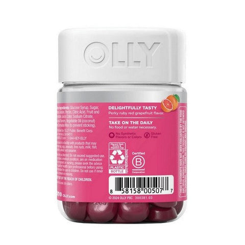 Olly, Undeniable Beauty Graprefruit Glam, 60 Count Olly