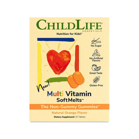 Child Life Essentials, Multi Vitamin Softmelts Orange, 27 Tabs Child Life Essentials