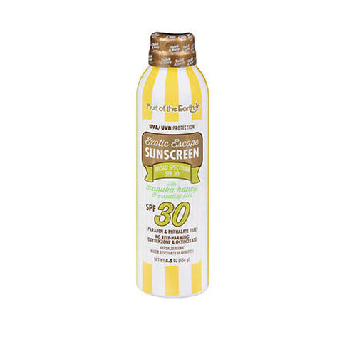 Fruit Of The Earth, Continuous Spray Manuka Honey SPF 30, 5.5 Oz Fruit Of The Earth
