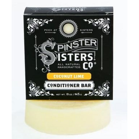 Coconut Lime Conditioner Bar 3 Oz by Spinster Sisters Co