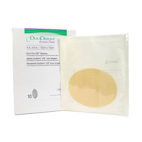 Convatec, Thin Hydrocolloid Dressing Film Backing 4 X 6 Inch 187902, Box Of 10 Convatec