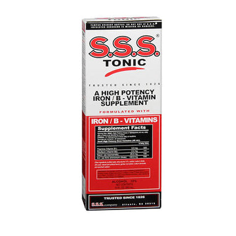 Sss Company, Tonic High Potency Iron/B Vitamin Liquid, 10 Oz Sss Company