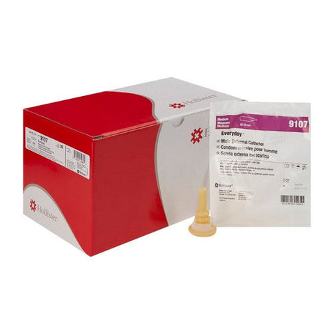 Hollister, Male External Catheter Self-Adhesive Seal Acrylic Medium 9107, Box Of 30 Hollister