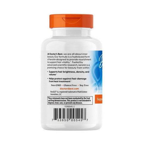 Doctors Best, Hydrolyzed Keratin, 500 Mg, 60 Veggie Caps Doctors Best
