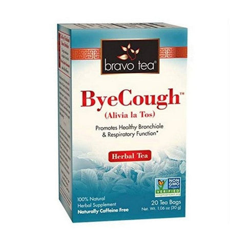 Bravo Tea & Herbs, Bye Cough Herbal Tea, 20 Bags Bravo Tea & Herbs