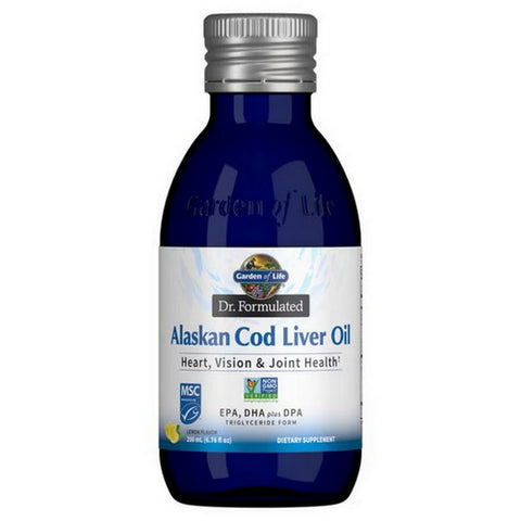 Dr. Formulated Alaskan Cod Liver Oil Lemon 6.76 Oz by Garden of Life