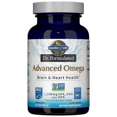 Dr. Formulated Advanced Omega Lemon, 60 Softgels by Garden of Life