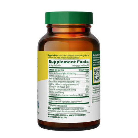 MegaFood, Balanced B Complex, 60 Tabs MegaFood