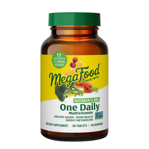 MegaFood, Women's 55+ One Daily Multivitamin, 90 Tabs MegaFood