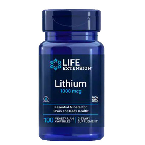 Life Extension, Lithium, 1000 mcg, 100 Veg Caps Life Extension