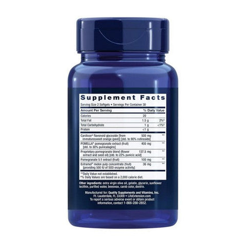 Life Extension, Endothelial Defense Pomegranate Plus, 60 Softgels Life Extension