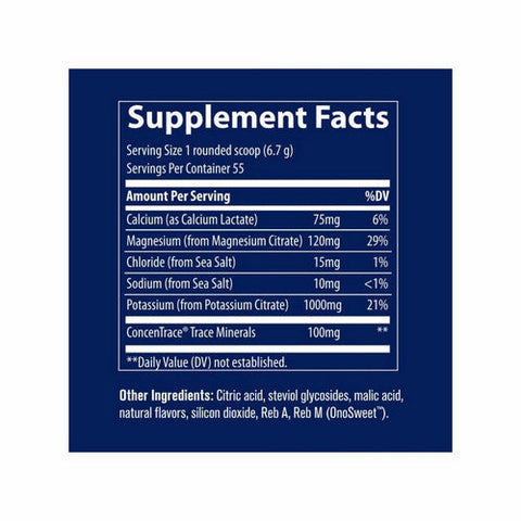 Trace Minerals, Keto Electrolyte Powder Lemon Lime, 55 Servings
