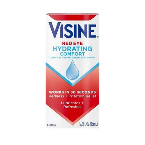 Band-Aid, Red Eye Hydrating Comfort Eye Drops, 0.5 Oz Band-Aid