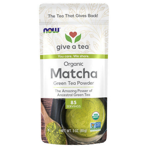 Now Foods, Organic Matcha Green Tea Powder, 3 Oz Now Foods