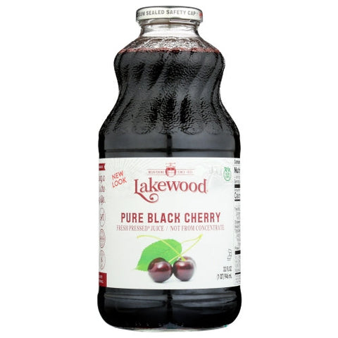 Lakewood Organic, Juice Blk Cherry Pure, Case of 6 X 32 Oz Lakewood Organic