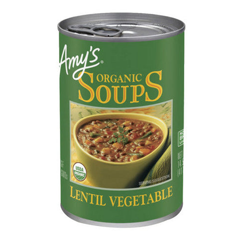 Amys, Organic Lentil Vegetable Soup, 14.5 Oz(Case Of 12) Amys