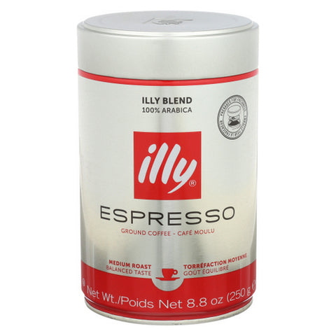 Coffee  Espresso  Ground  Medium Roast Case of 6 X 8.8 Oz by Illycaffe