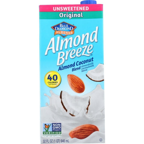 Blue Diamond, Bev Almnd Ccnut Unswt Blnd, Case of 12 X 32 Oz Blue Diamond
