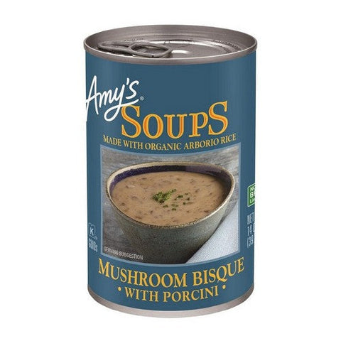 Amys, Organic Soup Mushroom Bisque With Porcini, 14 Oz Amys