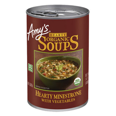 Amys, Organic Hearty Vegetable Minestrone Soup, 14.1 Oz(Case Of 12) Amys
