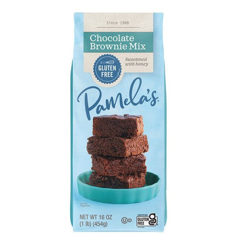 Pamela's Products, Gluten Free Brownie Mix Chocolate, 16 Oz(Case Of 6) Pamela's Products