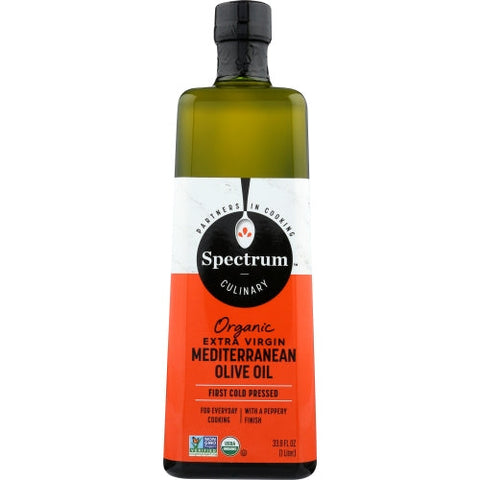Spectrum Naturals, Oil Olive Xvrgn Mediterran Org, Case of 6 X 33.8 Oz Spectrum Naturals
