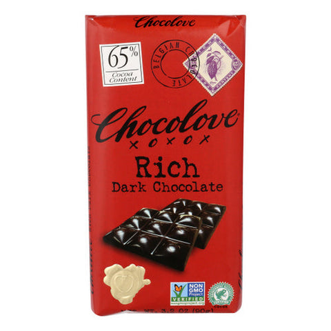 Chocolove, Dark Chocolate Bar Rich, 3.2 Oz(Case Of 12) Chocolove