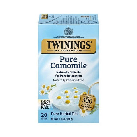 Twinings, Herbal Tea Pure Camomile, 20 Bags(Case Of 6) Twinings