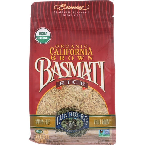 Lundberg, Organic California Brown Basmati Rice, 32 Oz(Case Of 6) Lundberg