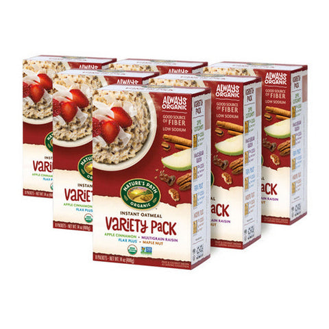 Natures Path, Organic Instant Oatmeal Variety Pack, 14 Oz(Case Of 6) Natures Path