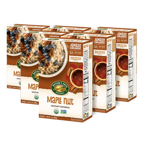 Natures Path, Organic Maple Nut Instant Oatmeal, 14 Oz(Case Of 6) Natures Path