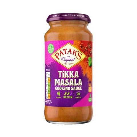 Patak's, Tikka Masala Cooking Sauce Tangy Lemon And Cilantro, 10 Oz(Case Of 6) Patak's