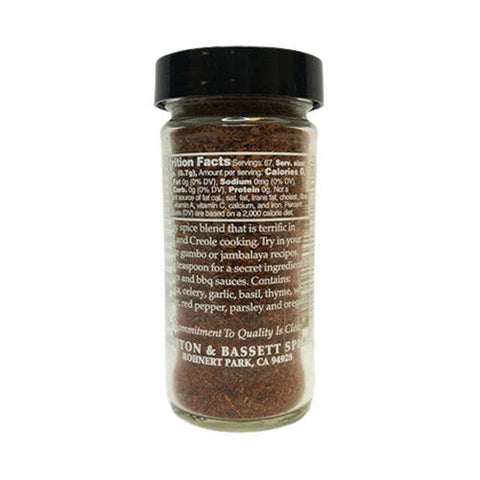 Morton & Bassett, Seasoning Cajun Spice, 1.8 Oz(Case Of 3) Morton & Bassett
