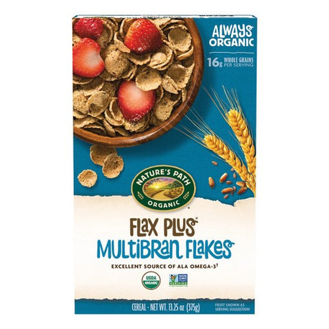 Organic Flax Plus Multibran Flakes 13.25 Oz(Case Of 12) by Natures Path