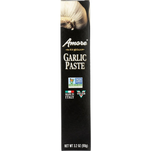 Amore, Paste Tube Garlic, 3.2 Oz(Case Of 12) Amore