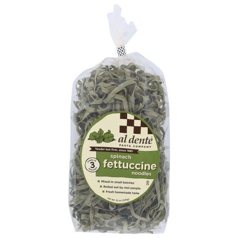 Al Dente, Pasta Fttccne Spinach, Case of 6 X 12 Oz Al Dente